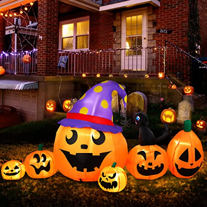 halloween lighted pumpkin decorations